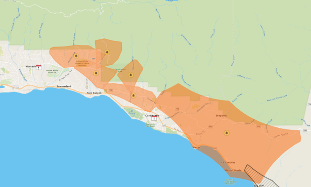 Homes in Carpinteria, Summerland, Montecito May Face Power Outages as Fire Risk Rises